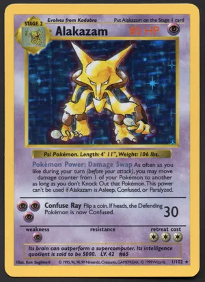 Alakazam AI grade estimate