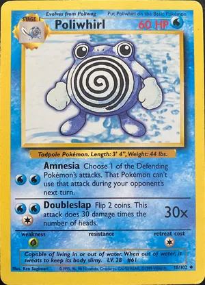 Poliwhirl AI grade estimate